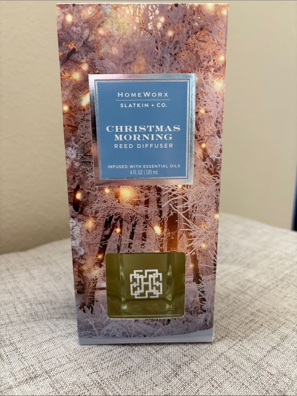 HomeWorx SLATKIN + CO Christmas Morning Reed Diffuser